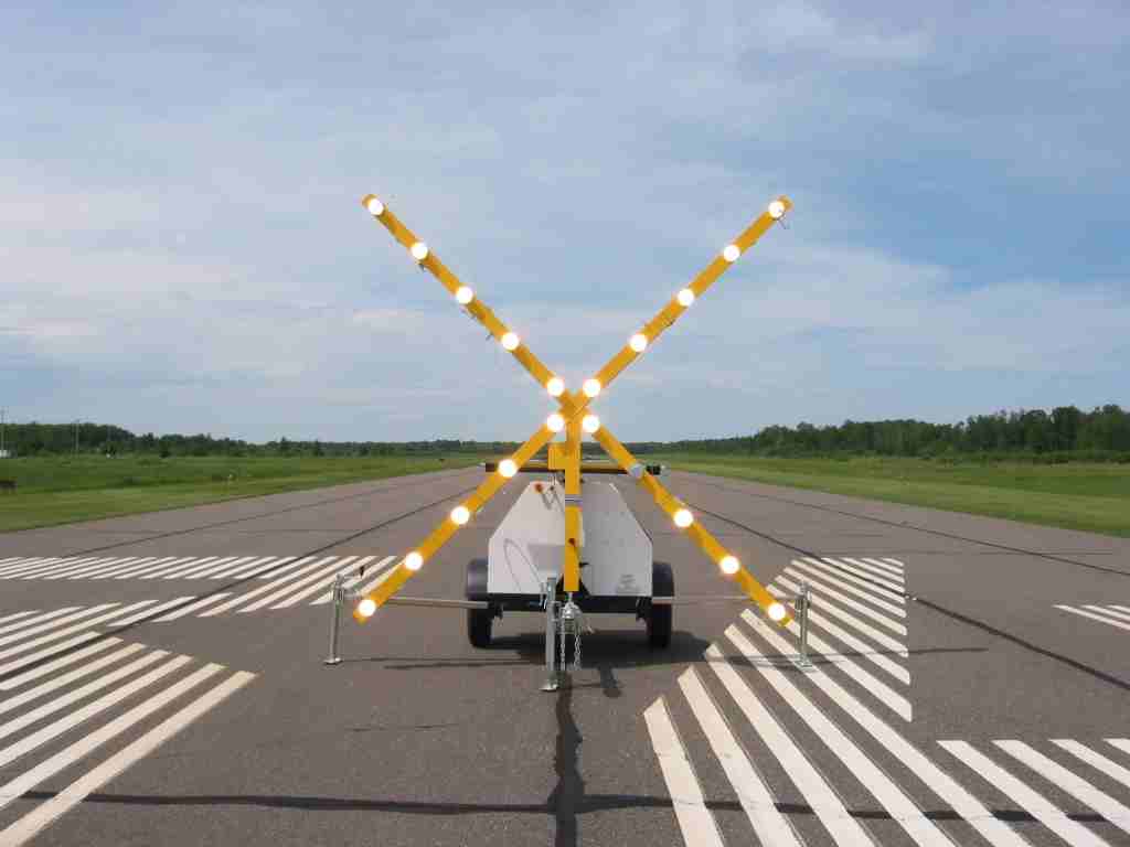 Runway Closure Marker G P Roadway Solutions Honolulu, Hawaii